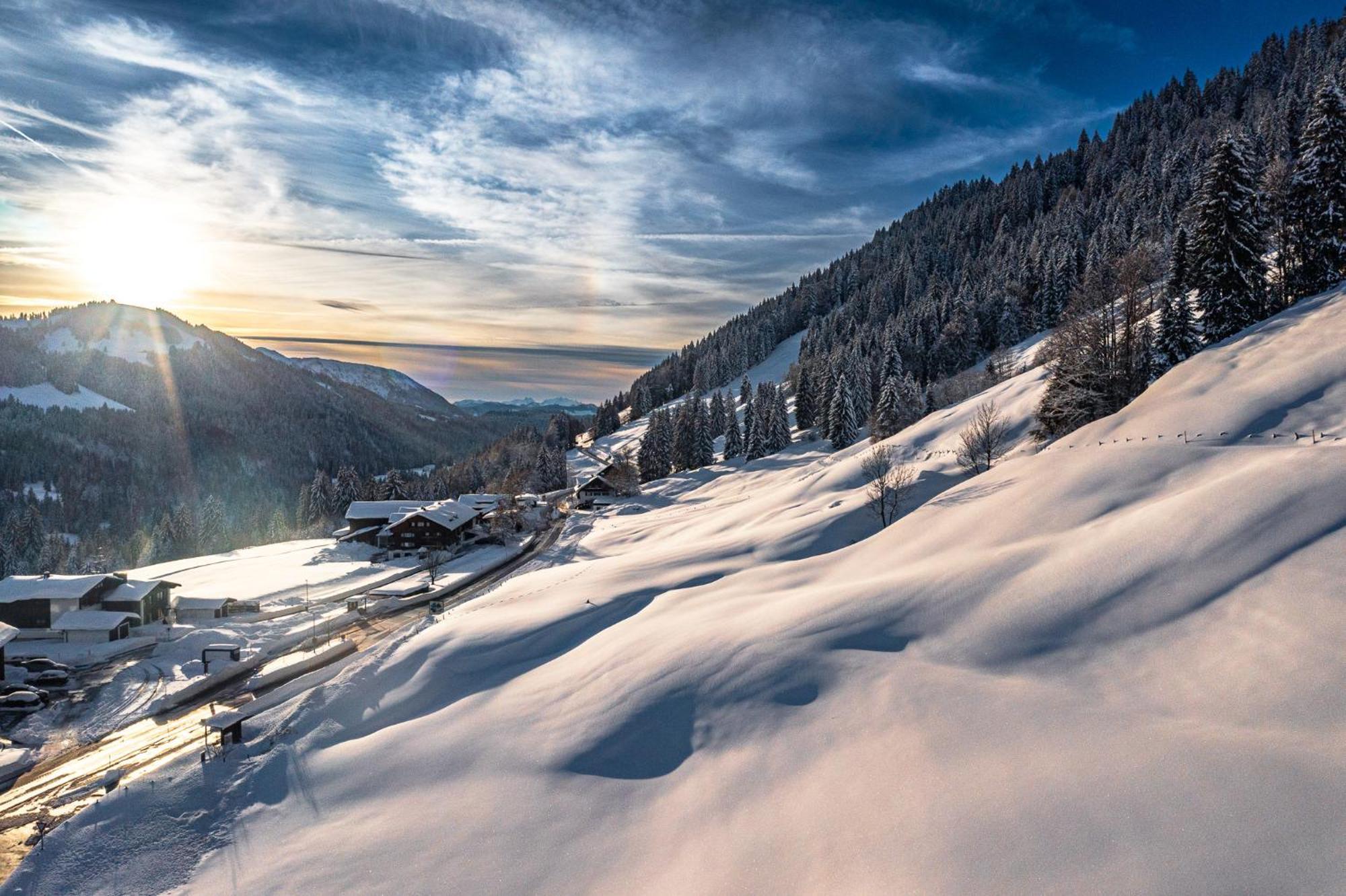 Torghele'S Wald & Fluh Hotel Balderschwang Eksteriør billede
